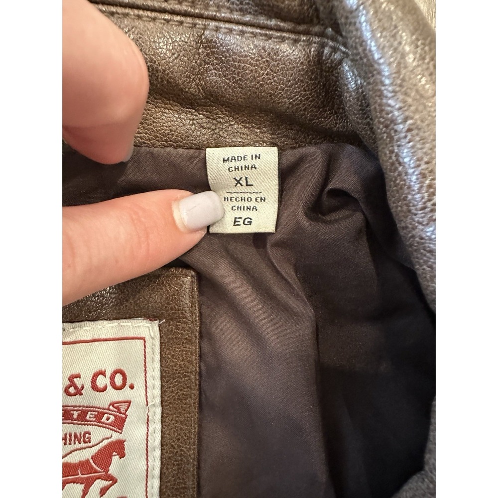 Levi Strauss & CO. Faux Brown Jacket Men's Size XL - Picture 6 of 15